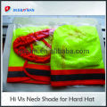 High quality reflective helmet sun shade hi-vis safety hard hat neck shade